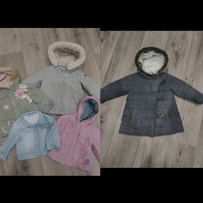 Lot manteaux 18/23 mois fille