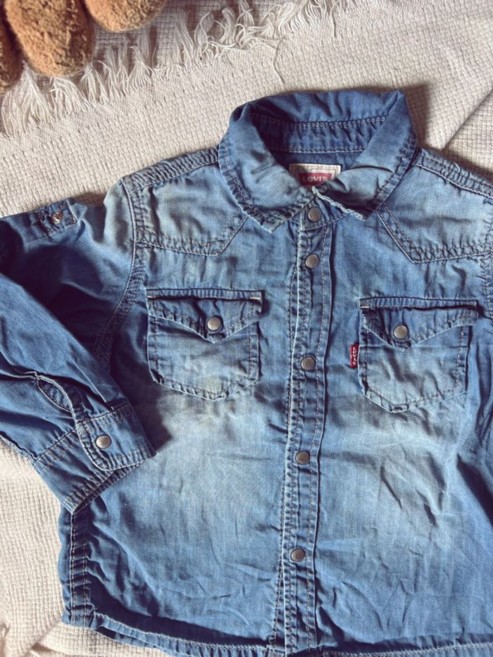 Chemise en jean levis 24 mois - photo numéro 2