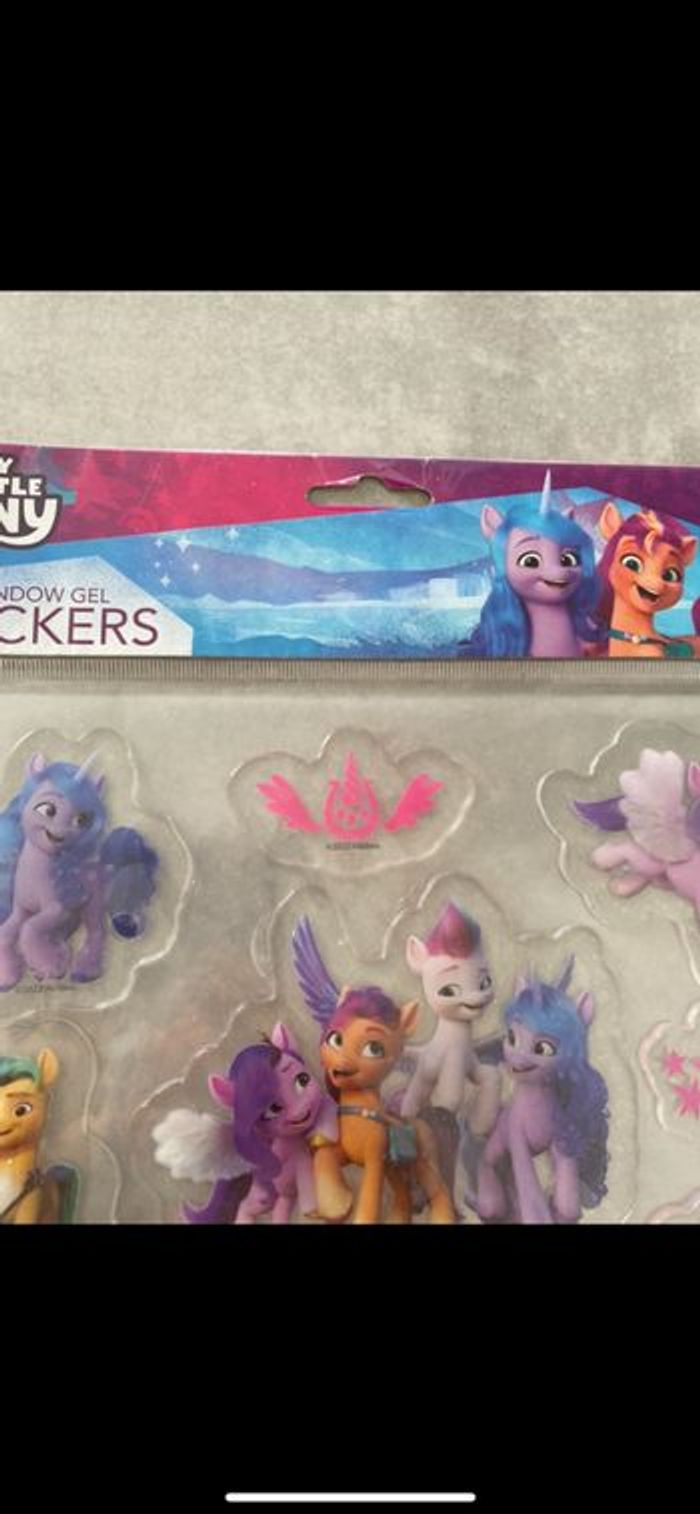 Stickers en gel pour fenêtre My little Pony - photo numéro 3