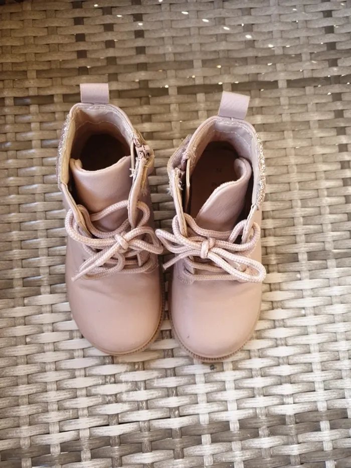 Bottines coeurs pailletés A1251 - photo numéro 6
