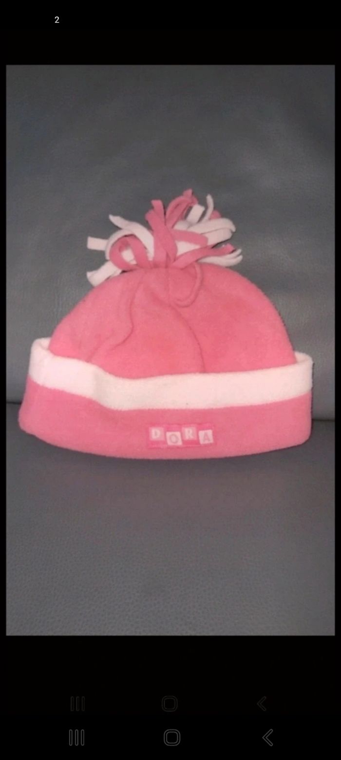 Bonnet fille Dora 2/3 ans - photo numéro 2