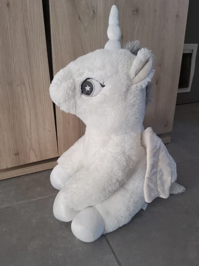 Peluche licorne géante 75cm - photo numéro 8