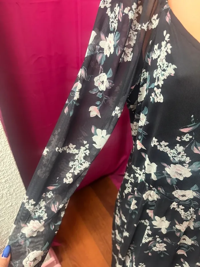 Robe Pimkie fleurie taille L - photo numéro 2