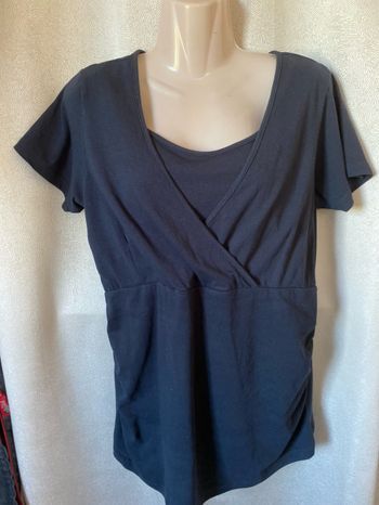 T-shirt de grossesse bleu marine 46/48 Esmara