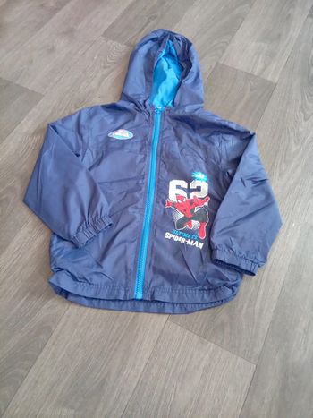 Veste imperméable spider man