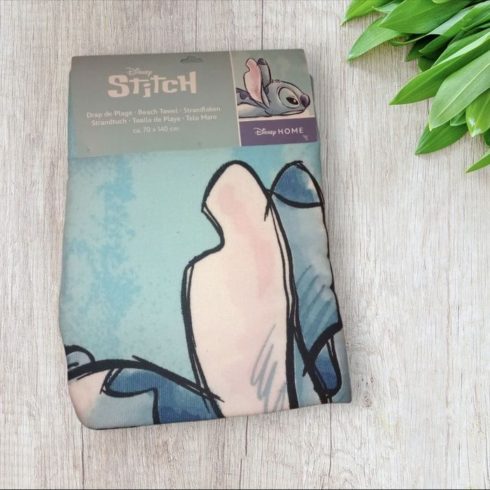 Serviette drap de plage stitch disney - photo numéro 3
