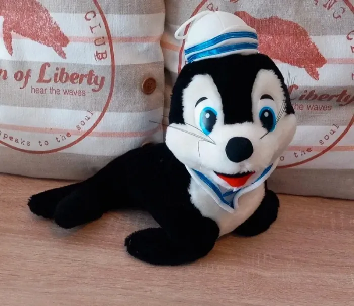 Peluche otarie Van de wall 38cm vintage très rare