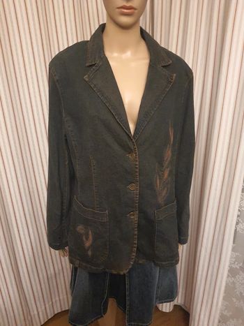 Veste en Jean marine et marron Olsen fr 46