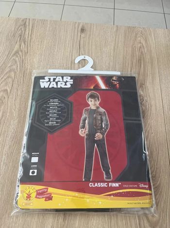 Déguisement enfant Star Wars Classic Finn neuf taille 7-8 ans