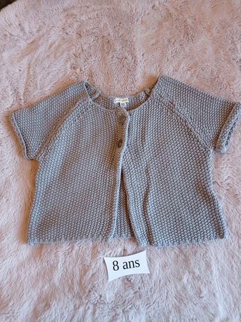 Boléro gris Vertbaudet 8 ans