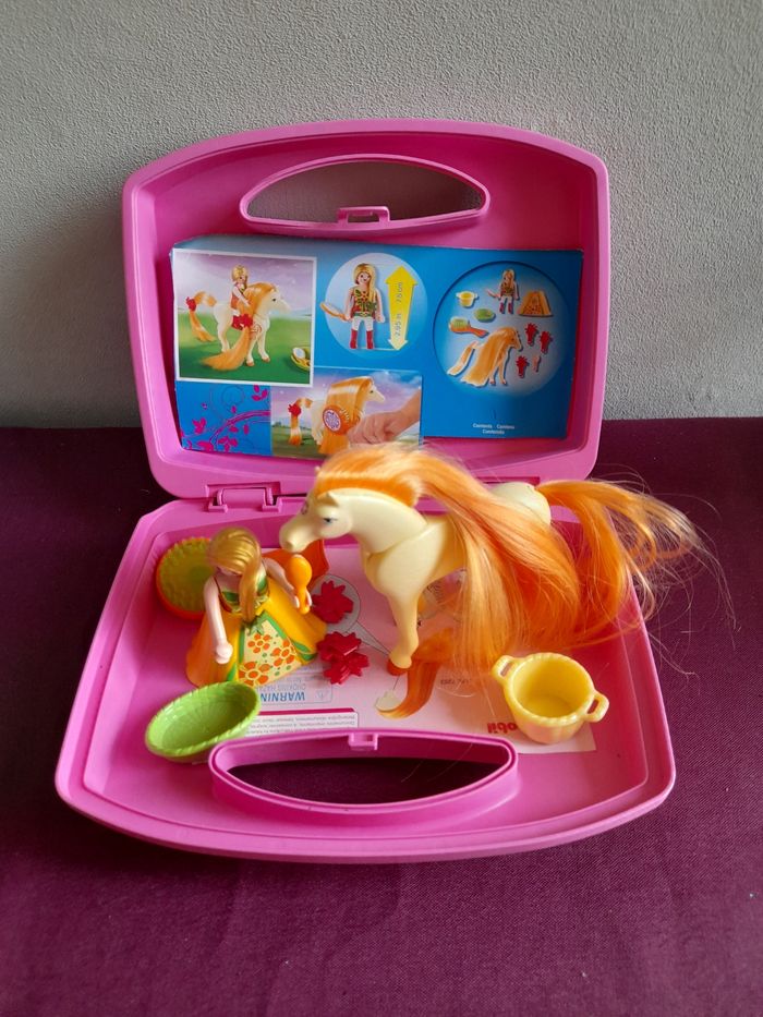 Valisette princesse et cheval 5656 playmobil - photo numéro 2