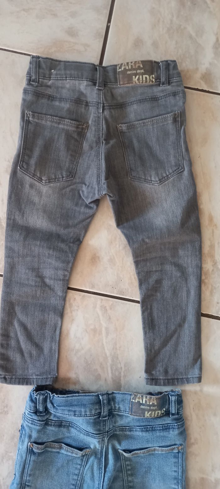 Lot 2 jeans skinny mixte taille 18/24 mois - photo numéro 6