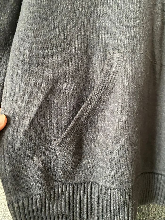 Pull capuche emnmaille  grise Tex - photo numéro 3