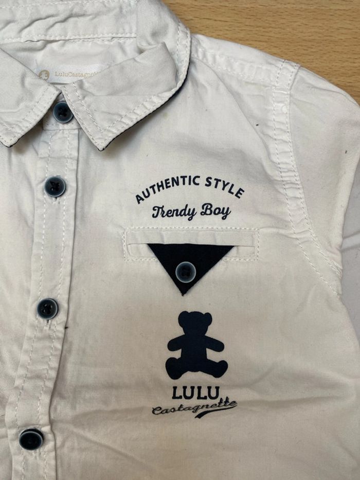 Chemise manches longues 24 mois Lulu Castagnette - photo numéro 2