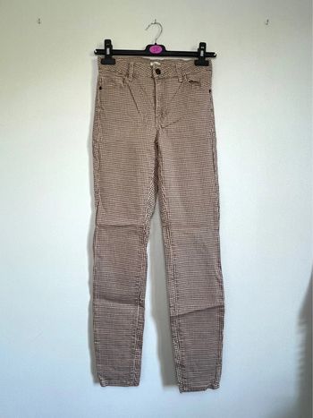 Jean taille haute à motifs Pimkie noir et marron