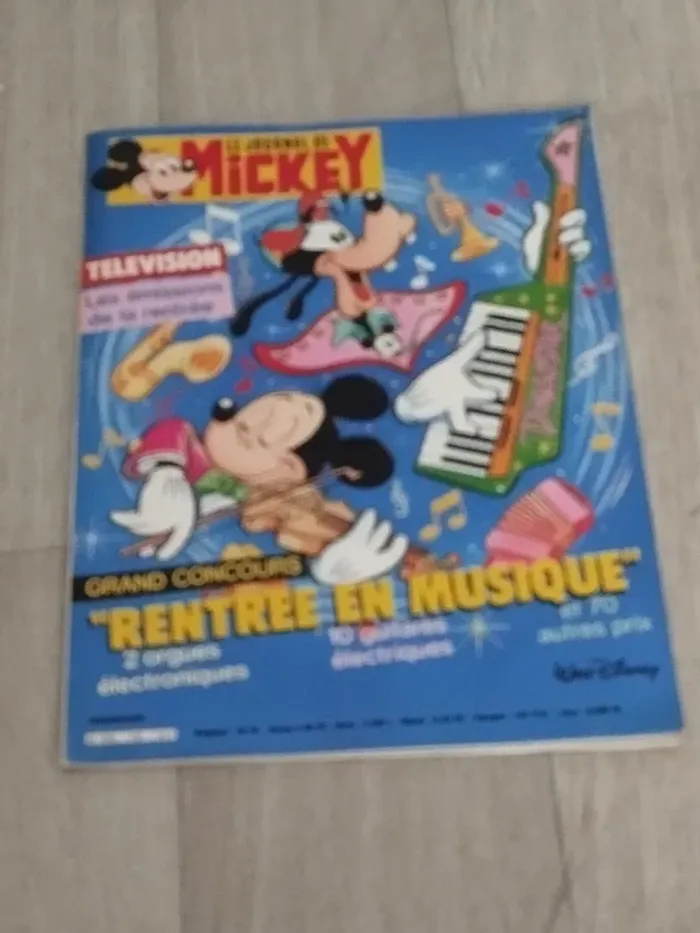 Lot Vintage 7 magazines Journal de Mickey année 1985 L065 - photo numéro 9