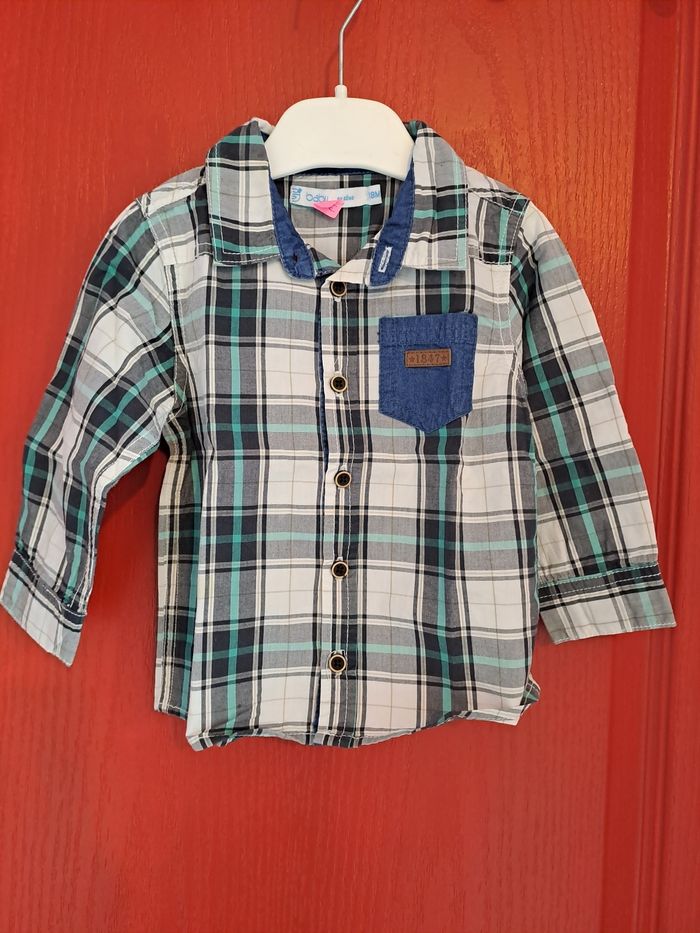 Chemise garçon 18 mois