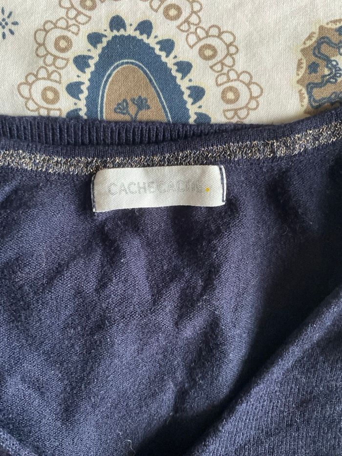 Pull bleu marine - photo numéro 3