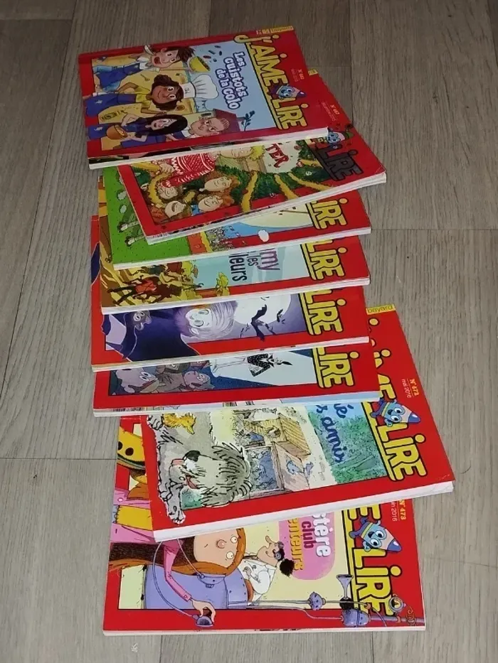 Lot de 8 magazines J’aime lire année 2015-16 L041 - photo numéro 3