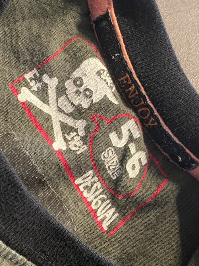 T-shirt manches longues « skate » Desigual taille 5/6 ans - photo numéro 3