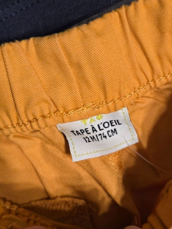 NEUFS (non portés) 🏷😍🤩💙👌superbe ensemble  teeshirt,  pantalon et chaussettes 12 mois garçon 😍🤩💙 - photo numéro 4