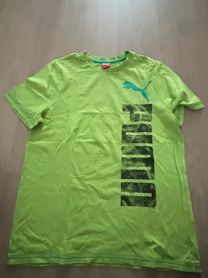 Tee shirt 14 ans puma vert