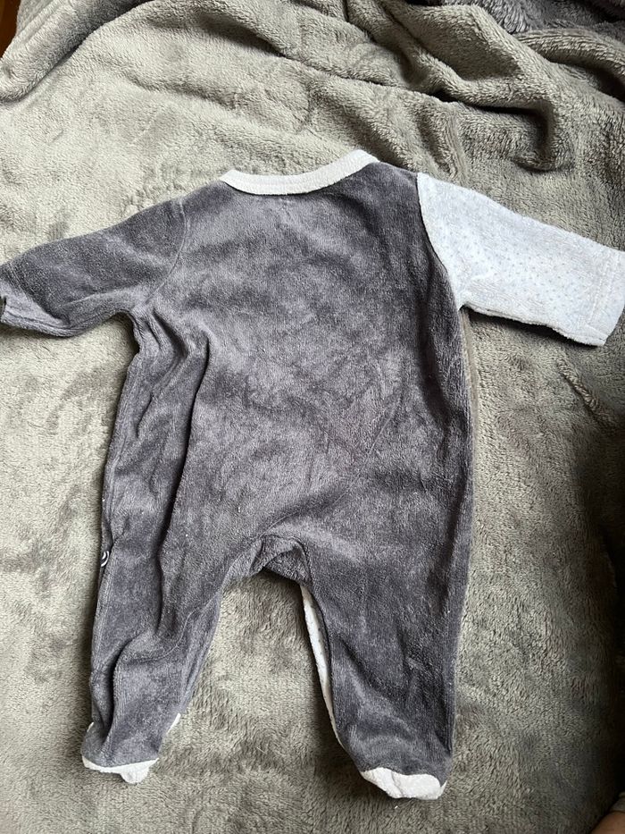 Pyjama velours 0 mois - photo numéro 3