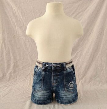 Short en jean souple "Surf Beach Club" - Liberto 24 mois