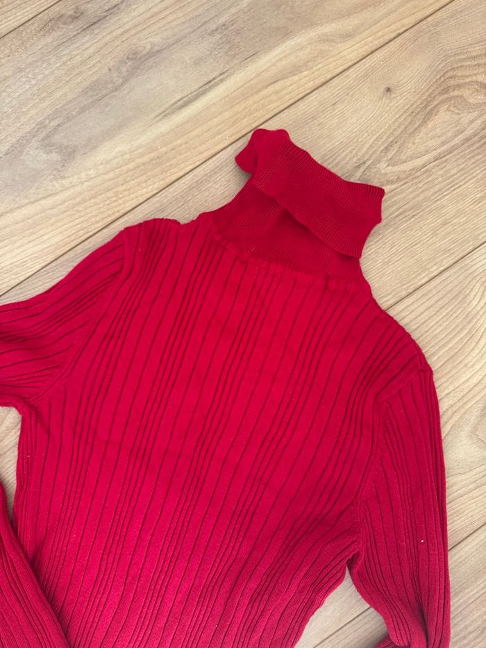 Col roulé rouge - photo numéro 3