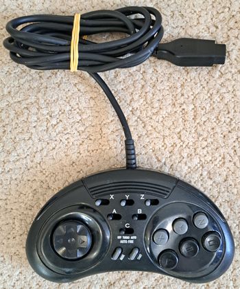 🎮 Manette générique 6 boutons Sega Megadrive - MD