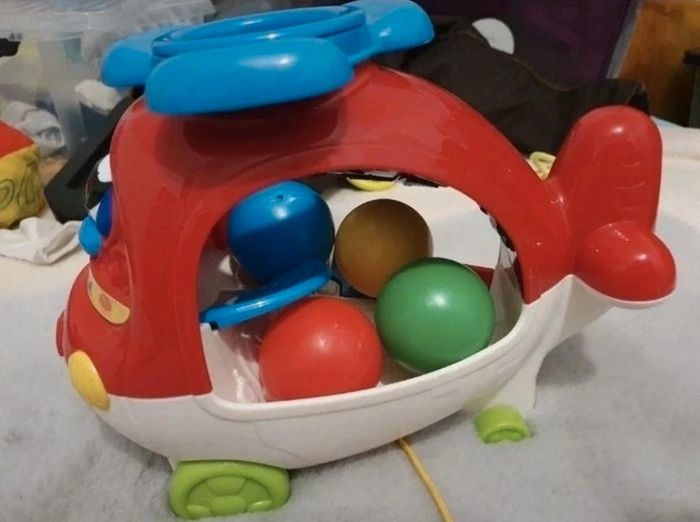 Hélico rigolo rouge et blanc Vtech lumineux et musical - photo numéro 2