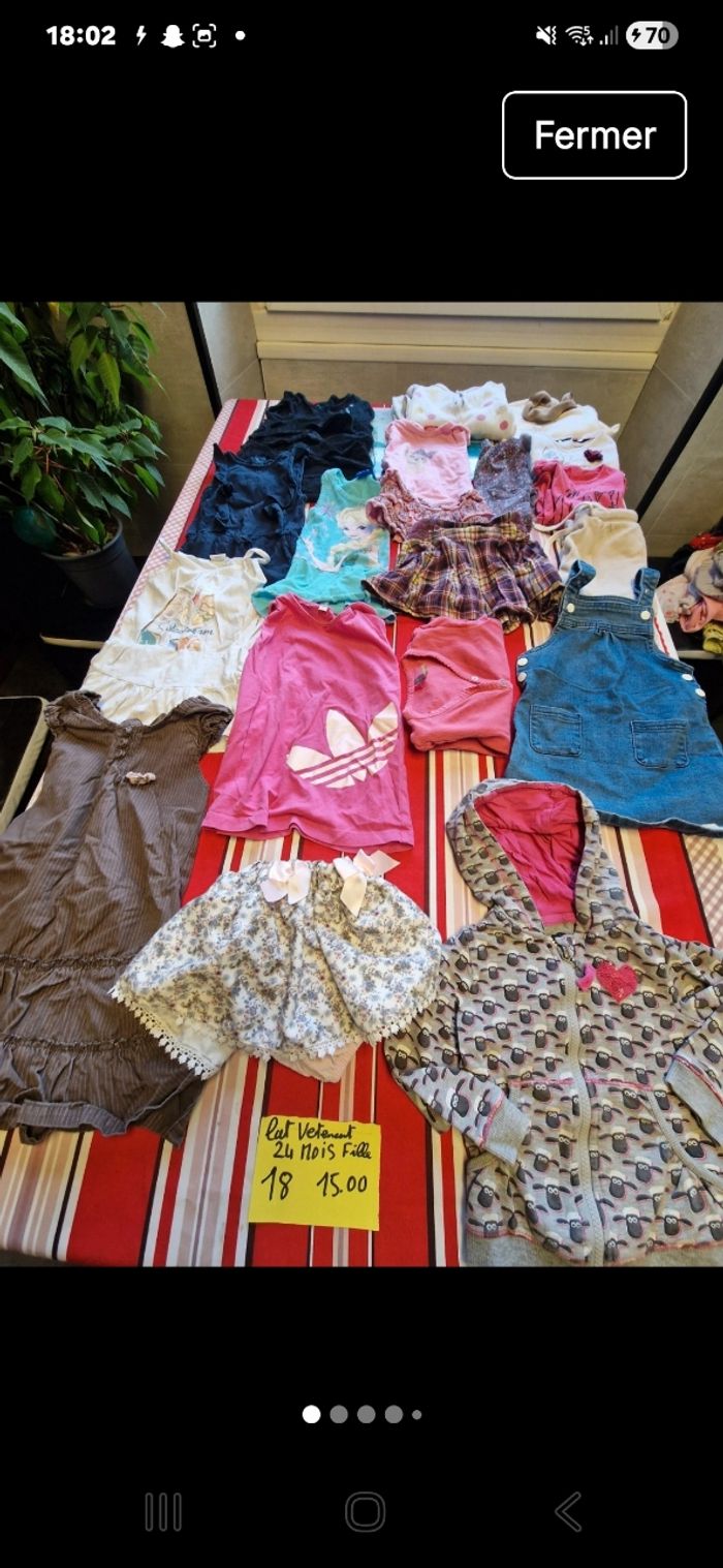Lot de vêtements 24 mois fille N 18