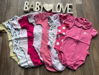 - 9 bodys toutes marques - 6 mois - Très bon état 