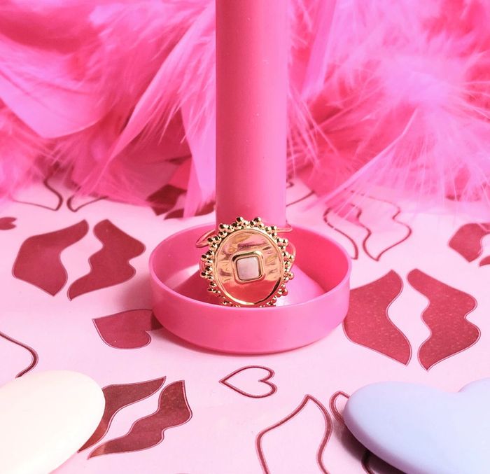 Jolie bague neuve acier inoxydable