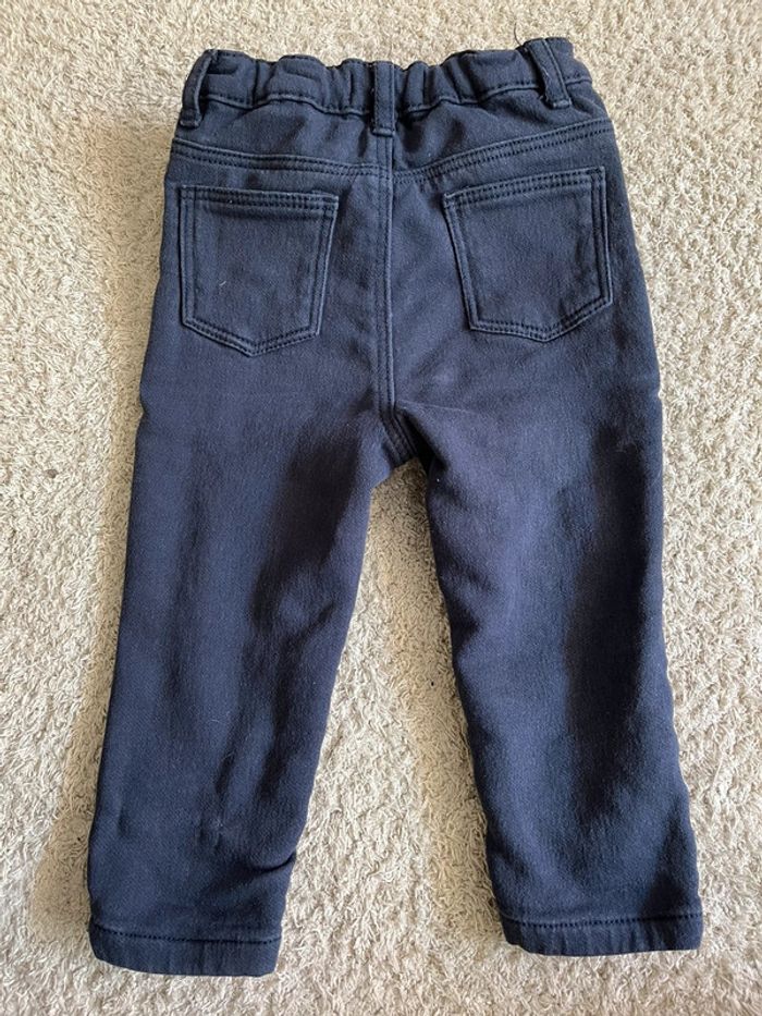 Pantalon souple bleu marine garçon taille 12-18 mois Primark - photo numéro 5
