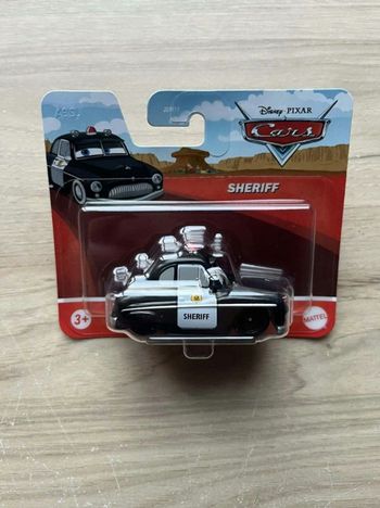 Voiture Disney Mattel Cars Sheriff en metal 1/55
Neuf