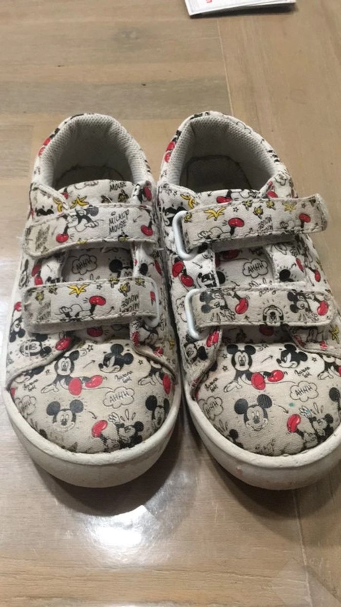 Basket en toile Mickey