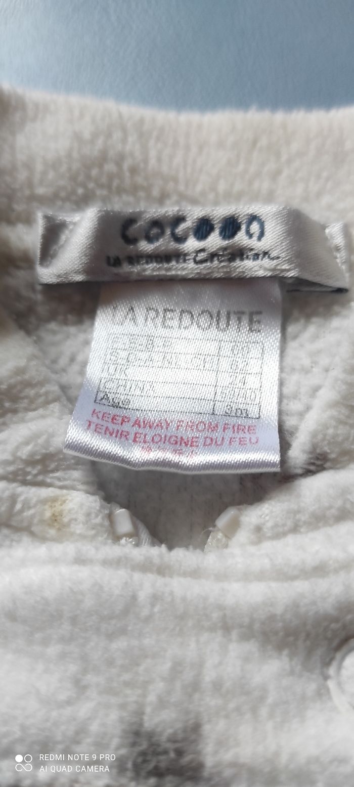 Lot 3 grenouillères polaire La redoute 3 mois - photo numéro 9