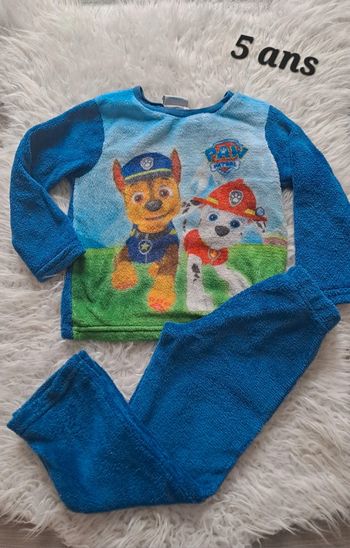 Pyjama chaud paw patrol 5ans
