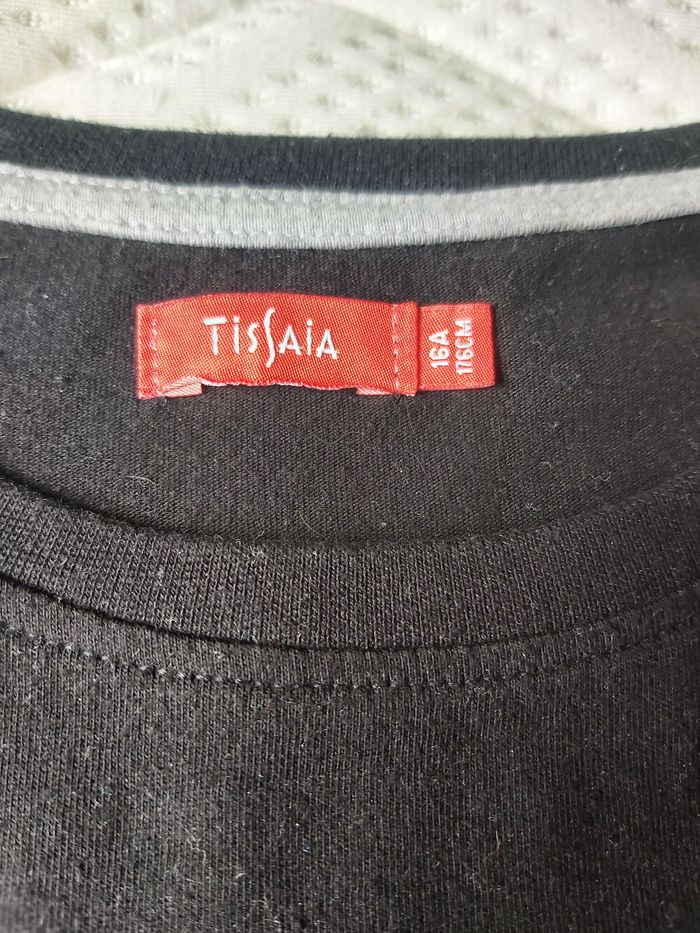 T shirt manches longues noir 16 ans - photo numéro 2