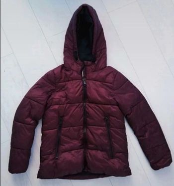 Doudoune bordeaux épaisse
