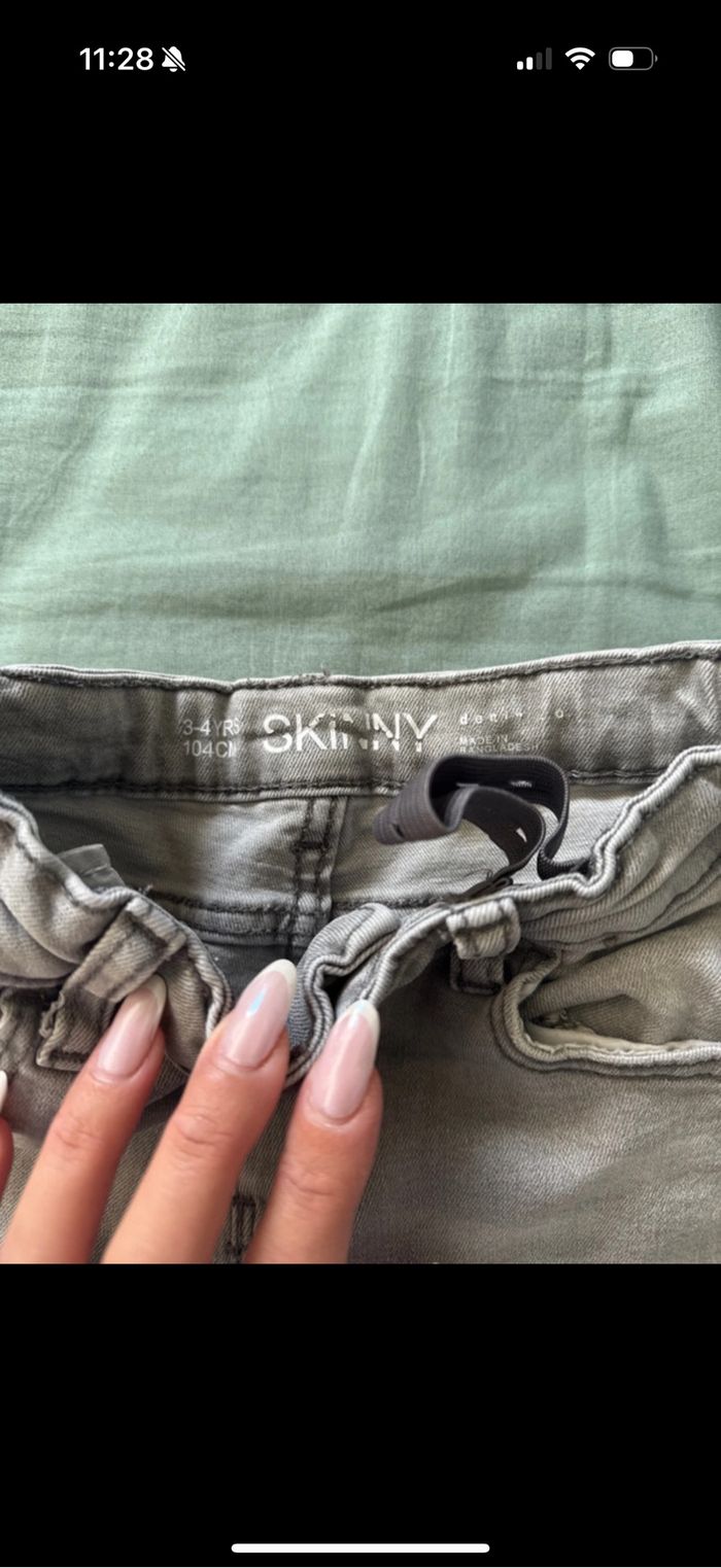 Jean skinny gris garçon 3/4 ans - photo numéro 2