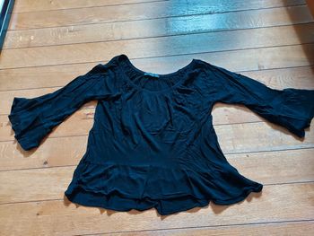 Blouse fluide noire Mango taille S