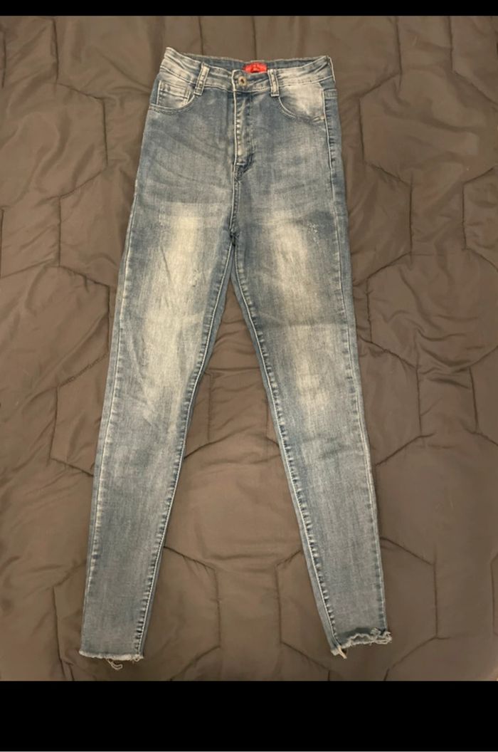 Jean bleu skinny