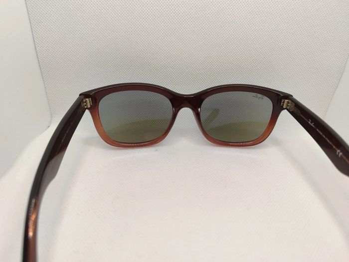 Lunettes de soleil RB4159 marron avec verres miroités bleus - photo numéro 2