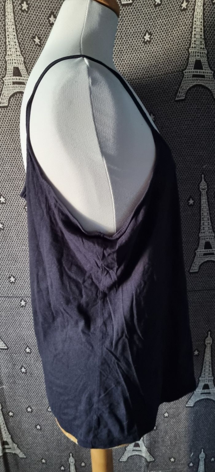 Débardeur noir à bretelles taille XL - photo numéro 2