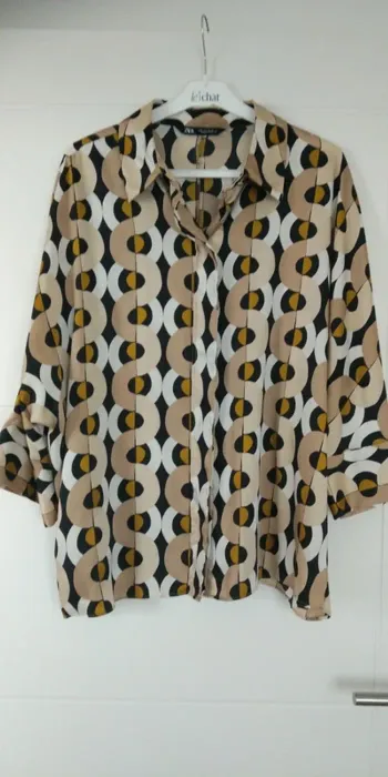 Chemisier satiné original Zara taille L