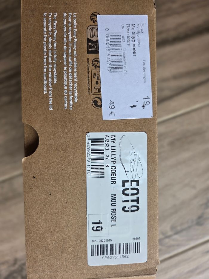Chausson easy peasy  taille 19 - photo numéro 6