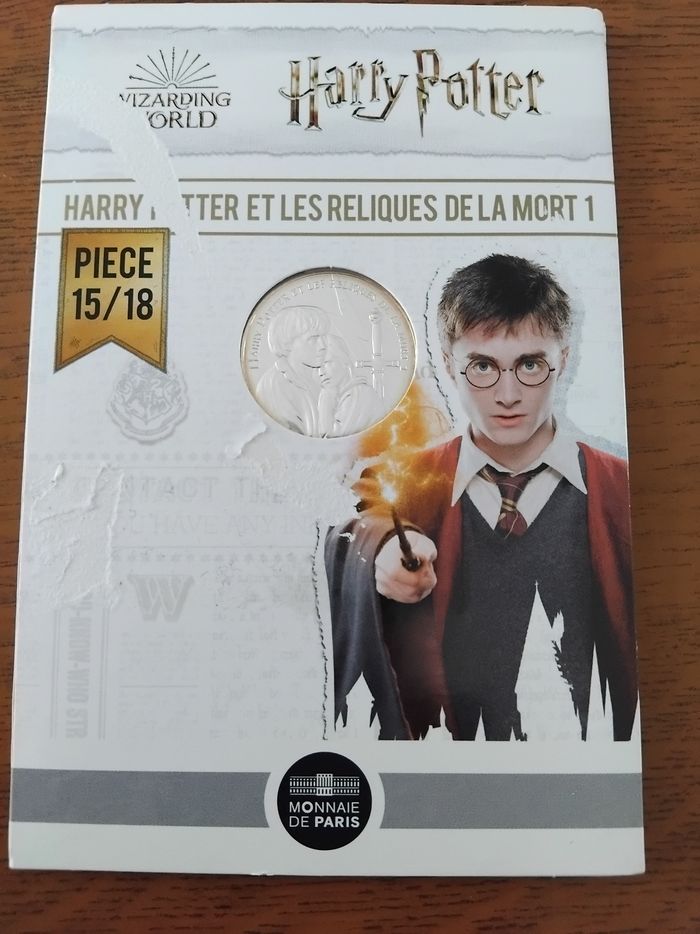 Piece 10euros harry potter en argent