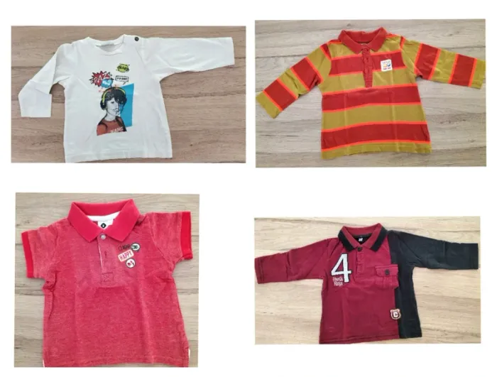 Lot de 4 tee-shirt